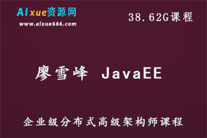 廖雪峰 JavaEE 企业级分布式高级架构师课程,38.62G百度网盘资源打包下载