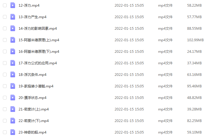 洋葱学院初中物理网课教学视频,17.55G学习资料百度网盘资源打包下载