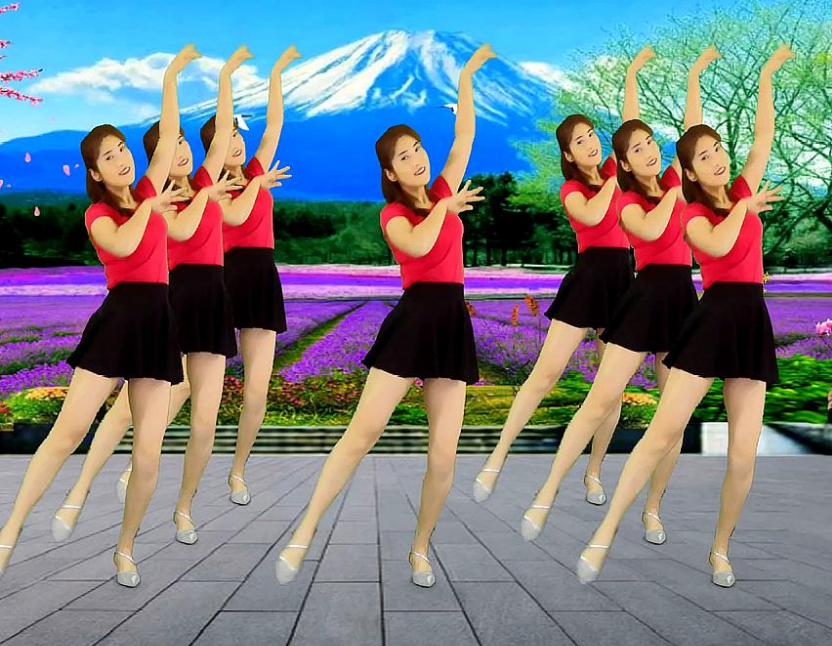 红尘情歌/九九女儿红等广场舞50套视频教学跟跳百度网盘打包下载