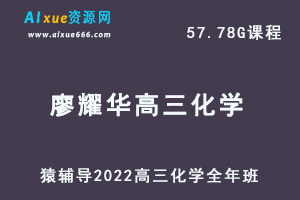 高中化学网课教程猿辅导2022廖耀华高三化学学a+班高考复习视频教程+讲义全年班（暑假班+秋季班+寒假班+春季班）