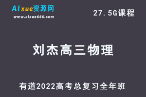 有道2022刘杰高三物理全年班课程高考物理复习视频教程+讲义+点睛班