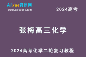 2024高考张梅高三化学二轮复习网课教程