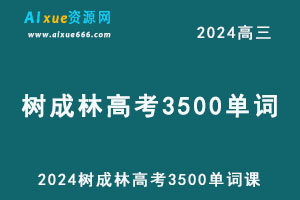 2024树成林高考3500单词课