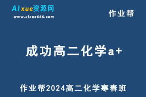 2024成功高二化学a+下学期寒春班