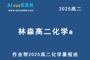 2025林森高二化学a暑假班网课教程
