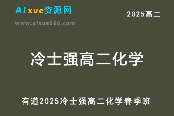 有道2025冷士强高二化学下学期春季班