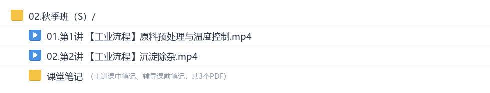 缑振东2027高三化学秋季班网盘目录