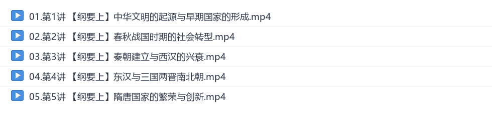 任旺2027高一历史秋季班网盘目录